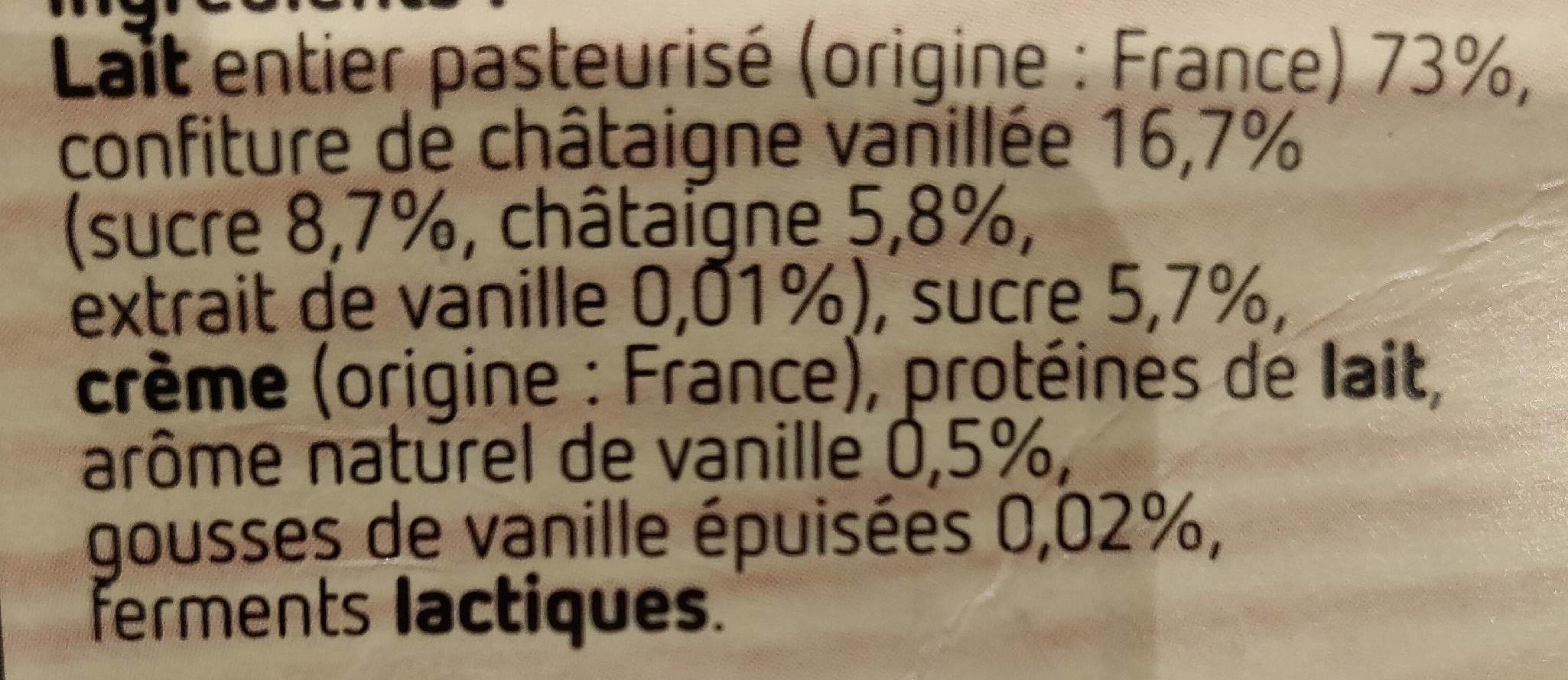 Ferme Collet Yaourt vanille châtaigne packshot