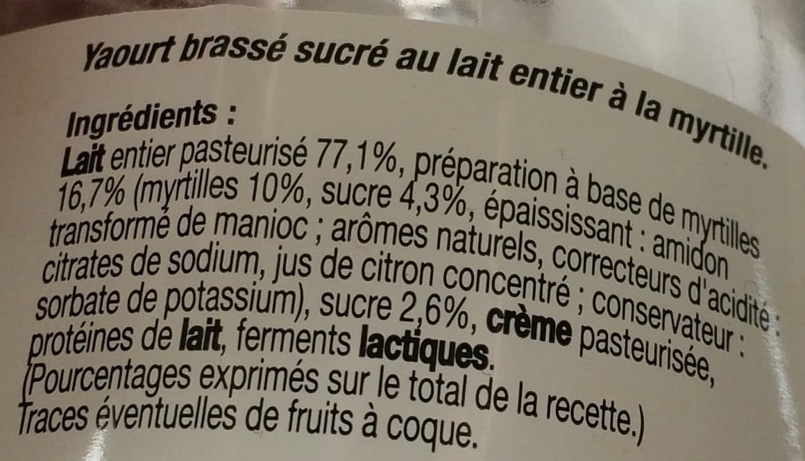 Ferme Collet Yaourt Brassé Myrtille packshot
