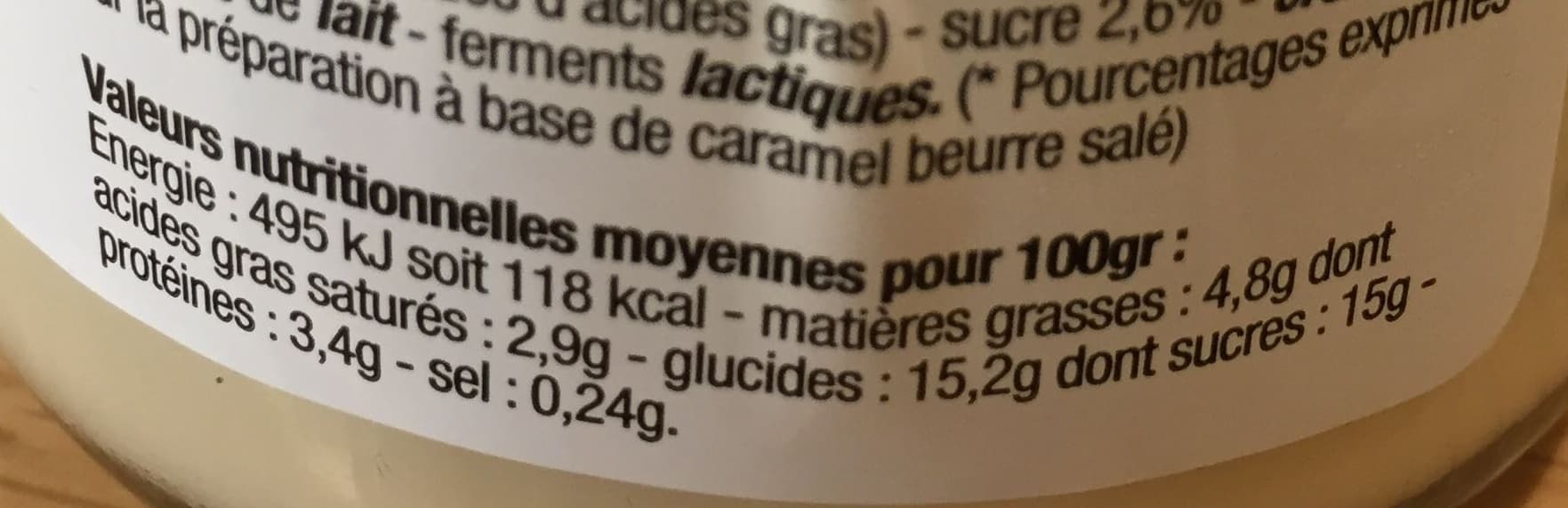 Ferme Collet Yaourt caramel beurre salé packshot