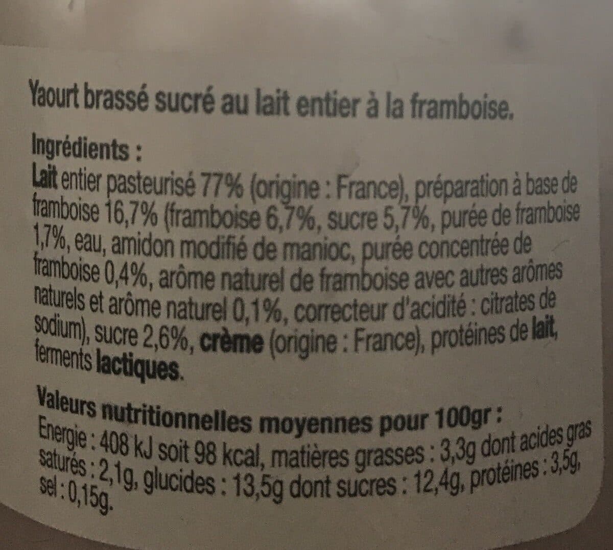 Open Food Facts Yaourt Vanille packshot