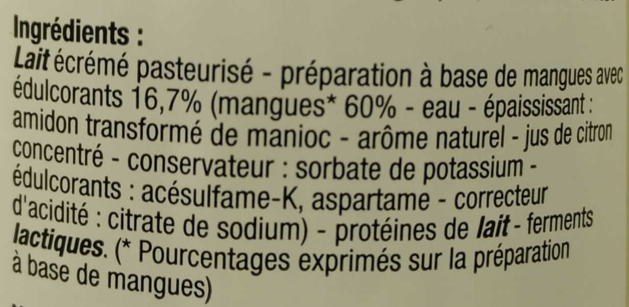 Ferme Collet Yaourt 0% mangue packshot
