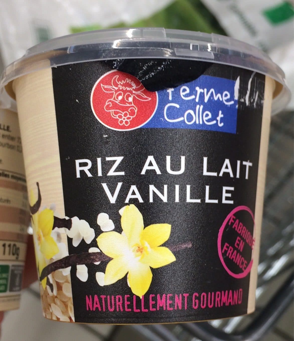 Ferme Collect Riz au lait vanille packshot