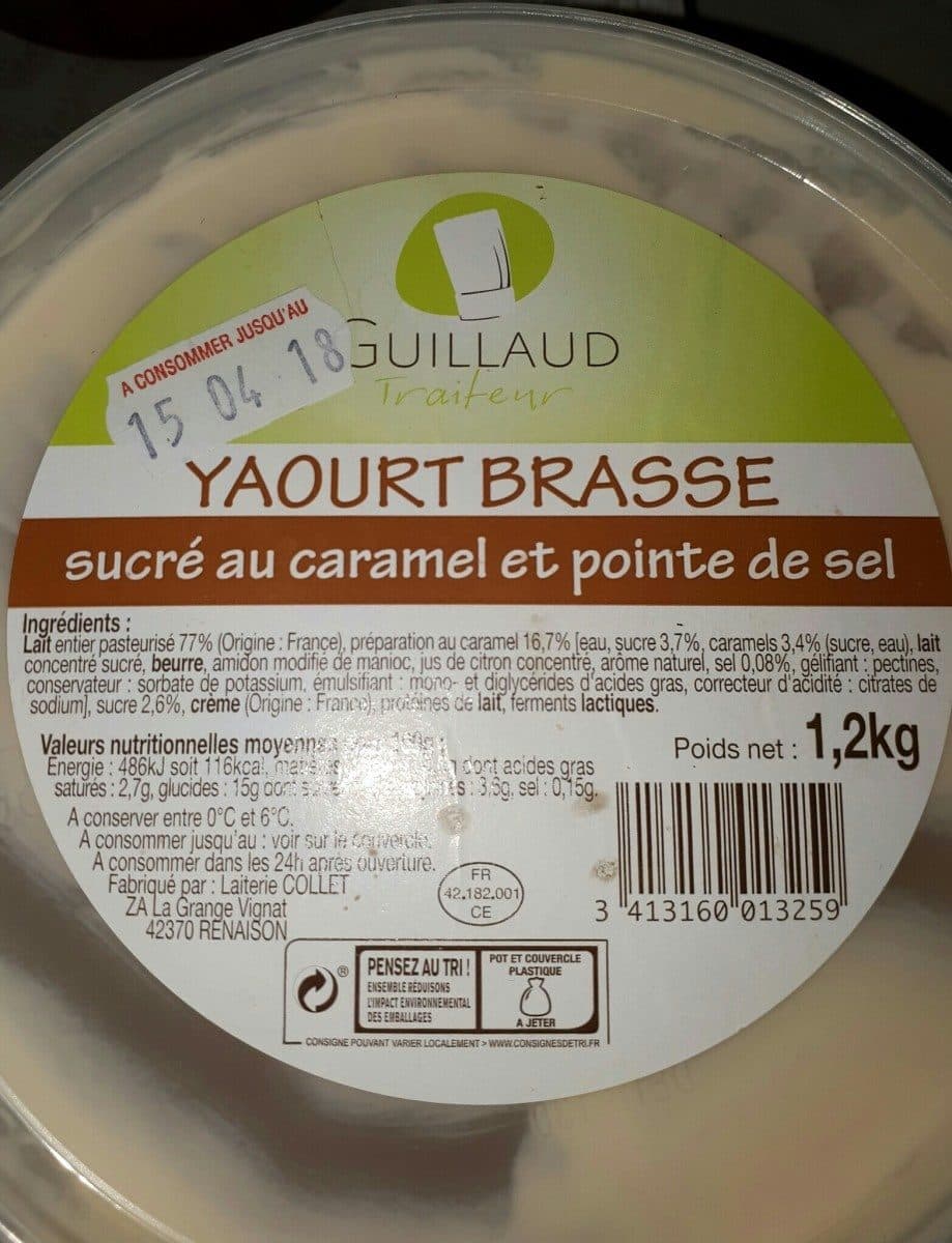Open Food Facts Yaourt brassé packshot