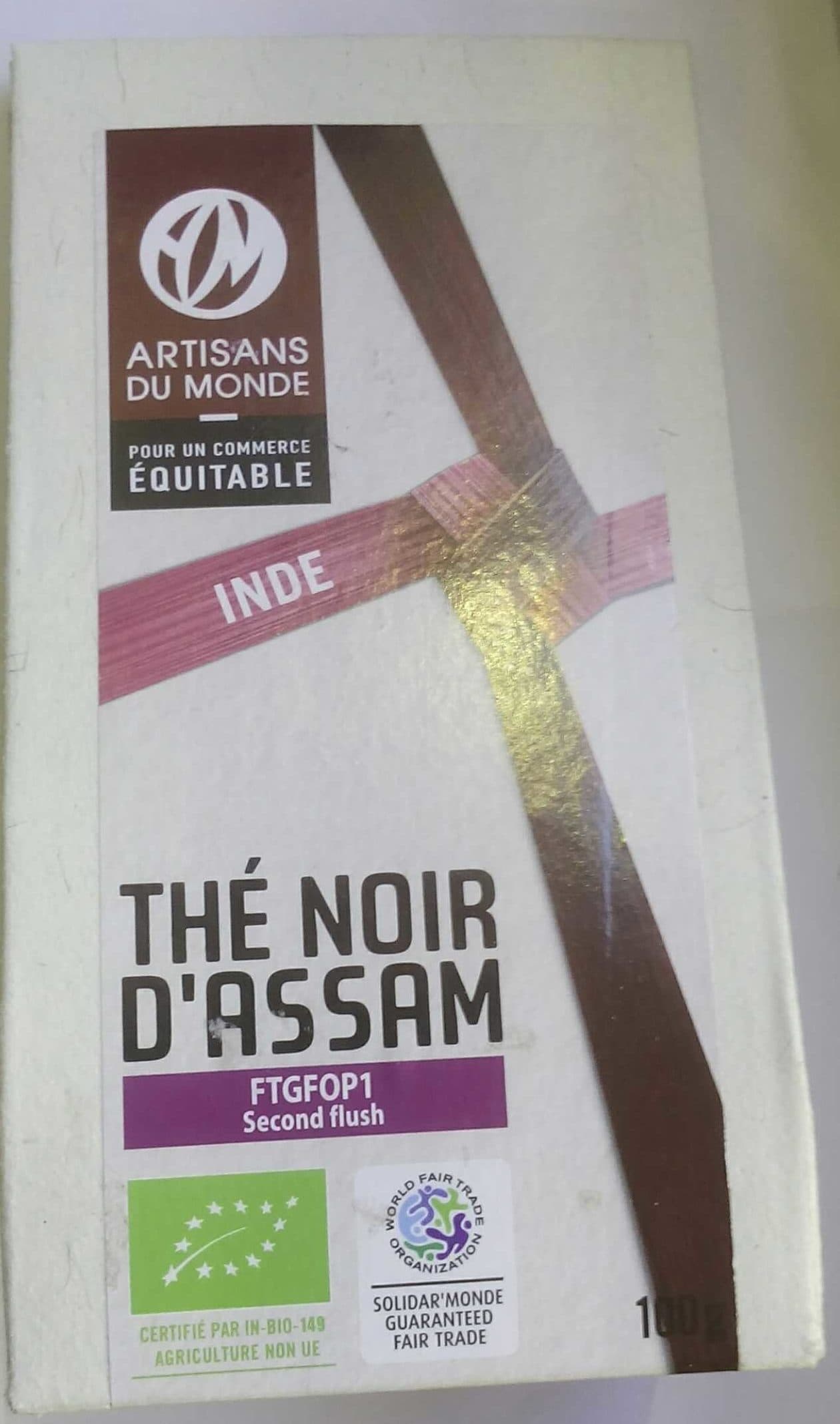 Artisans du Monde Thé noir d'Assam packshot