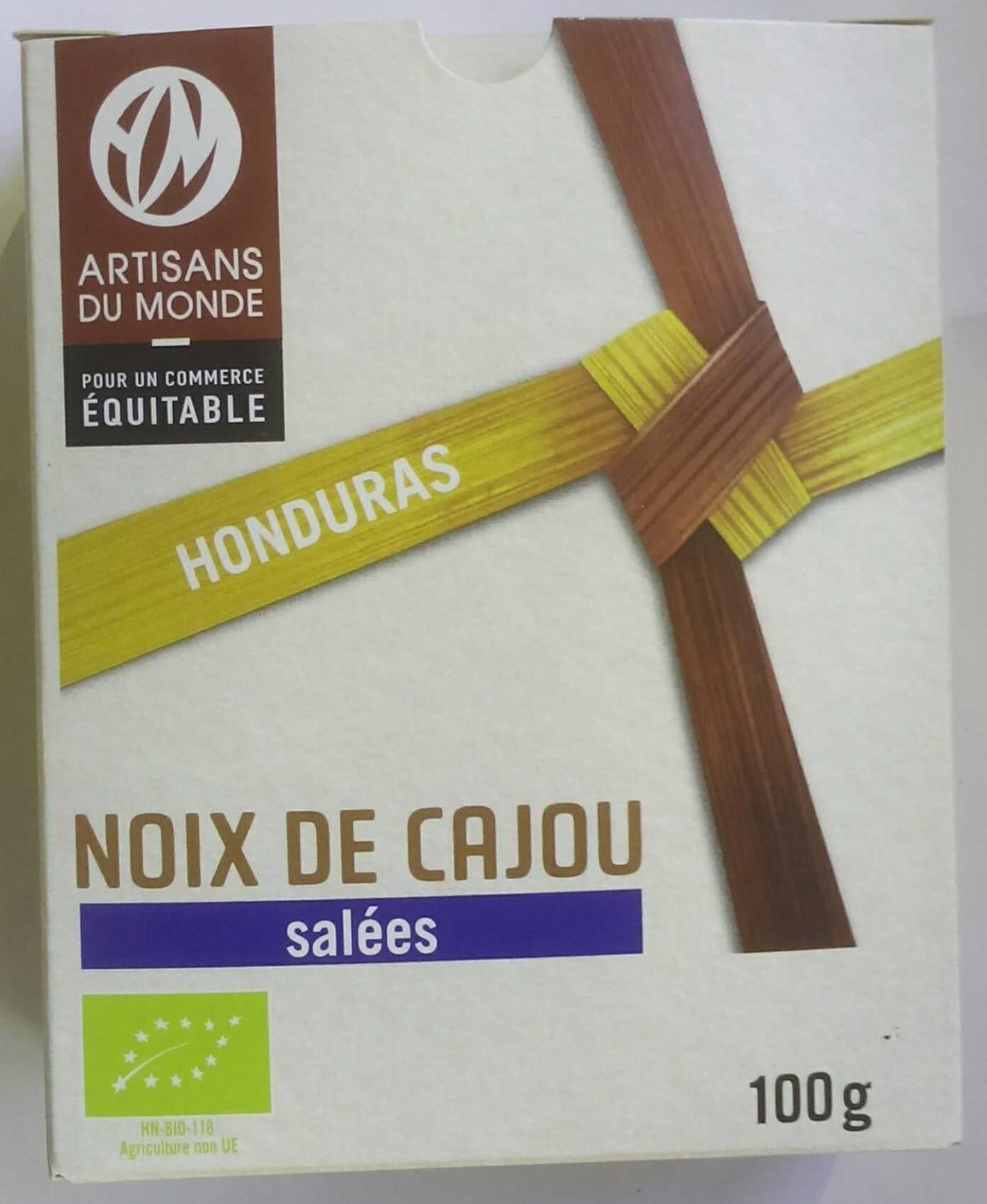 Artisans du Monde Noix de cajou salées packshot