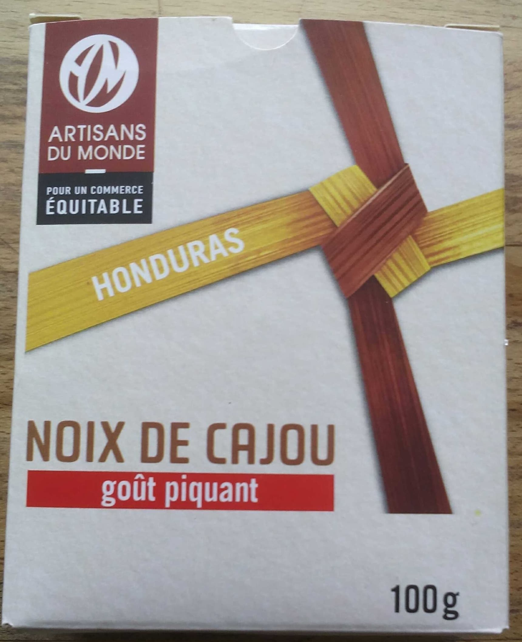Artisans du Monde Noix de Cajou goût piquant packshot