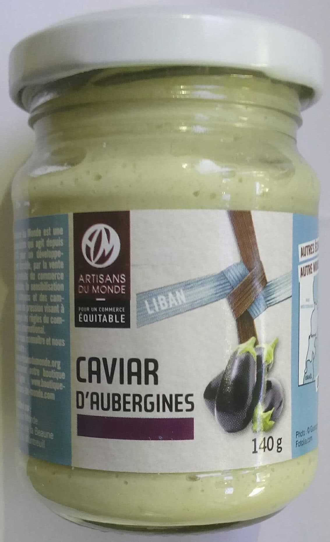Artisans du Monde Caviar d'aubergine packshot