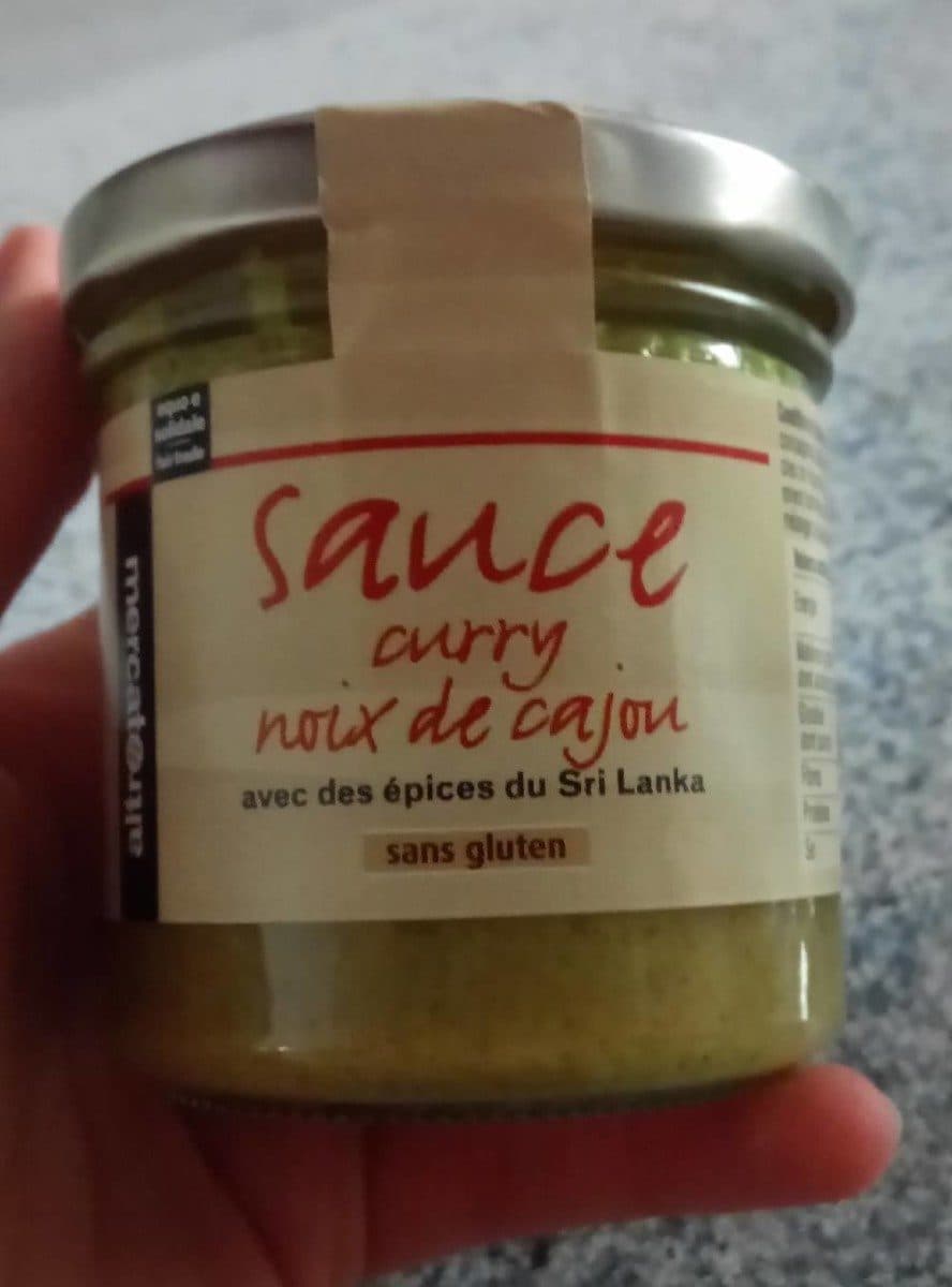 MERCATO ALTRO Sauce curry noix de cajou packshot