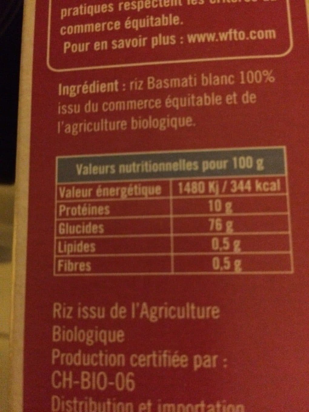 Artisans du Monde Riz basmati packshot