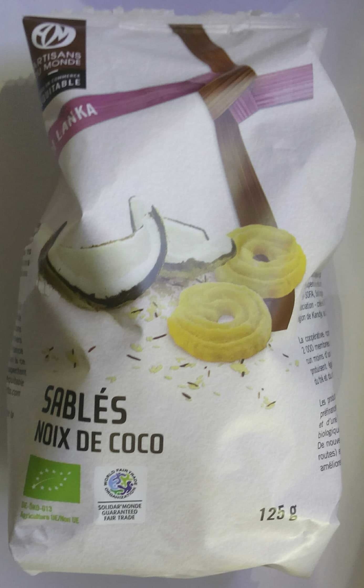 Artisans du Monde Sablés noix de coco packshot