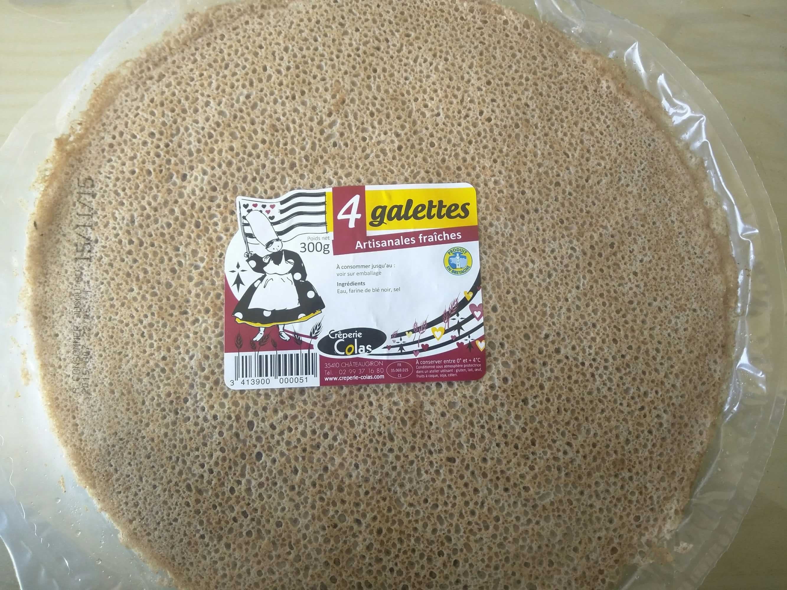 Crêperie Colas Galettes Artisanales Fraîches packshot