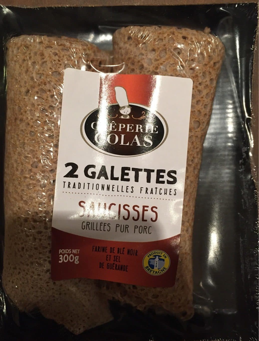 Creperie Colas Galettes saucisses packshot