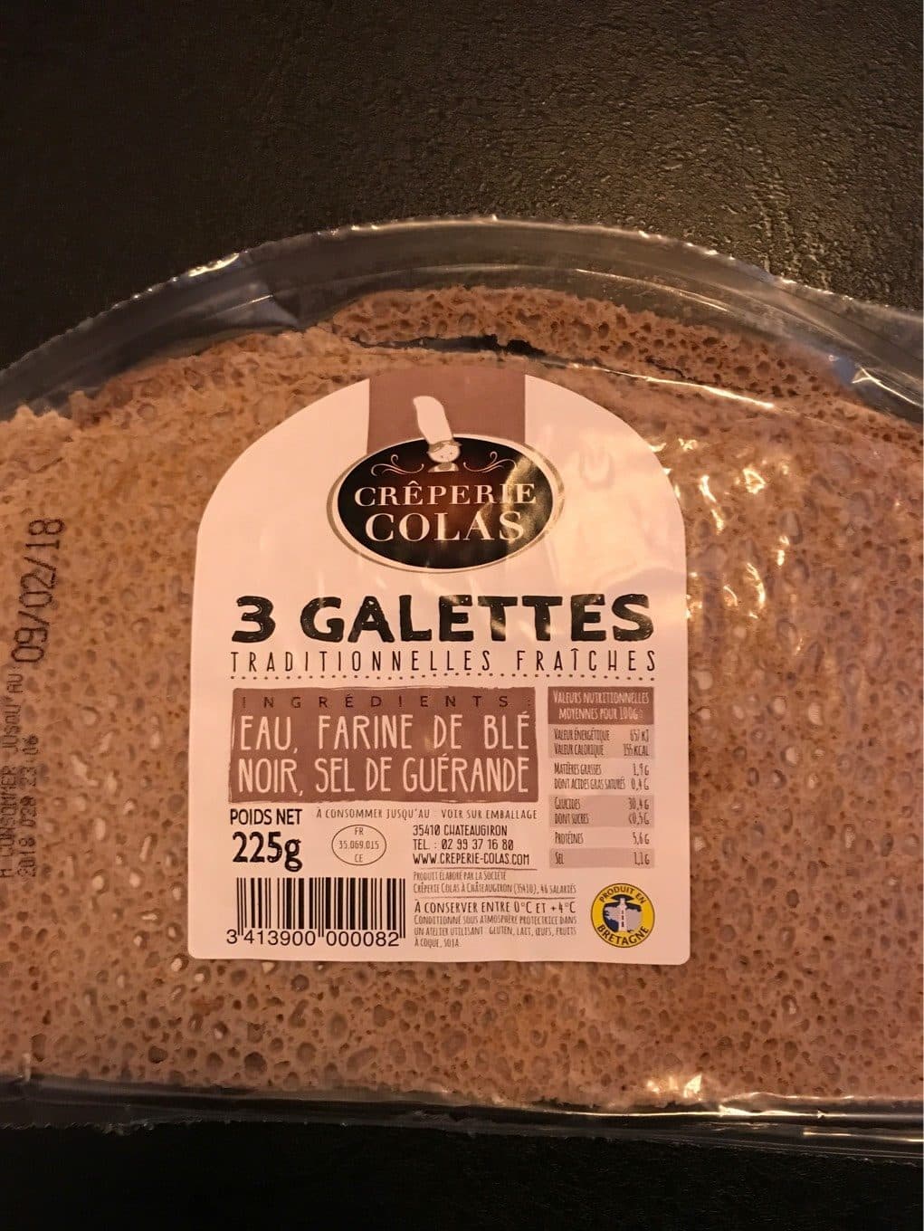 Crêperie Colas Galettes packshot
