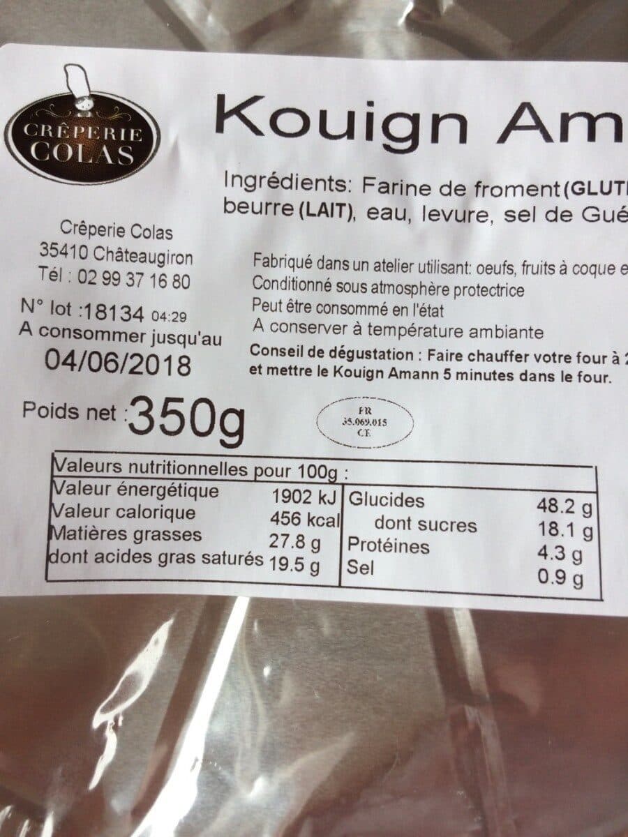 Crêperie Colas Kouign Amann packshot