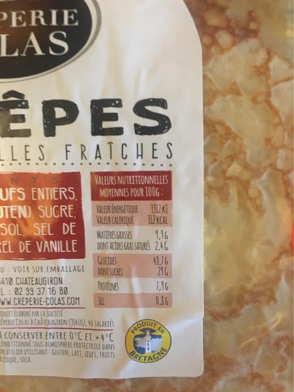 crêperie golas 4 crêpes packshot