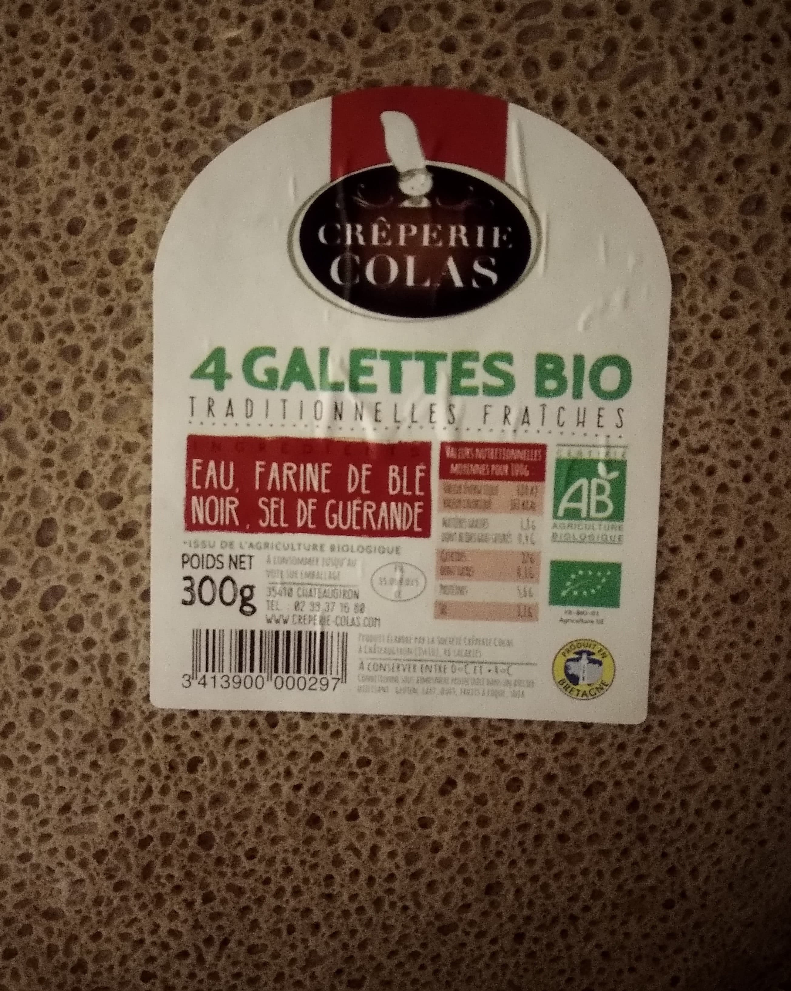 Creperie colas 4 Galettes Bio packshot