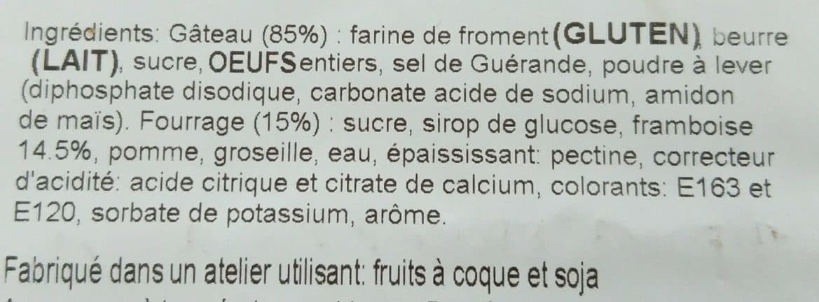 Crêperie Colas Gâteau Breton Framboise packshot