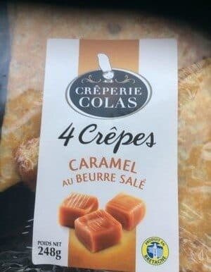 Creperie Colas Crepes caramel au beurre salé packshot