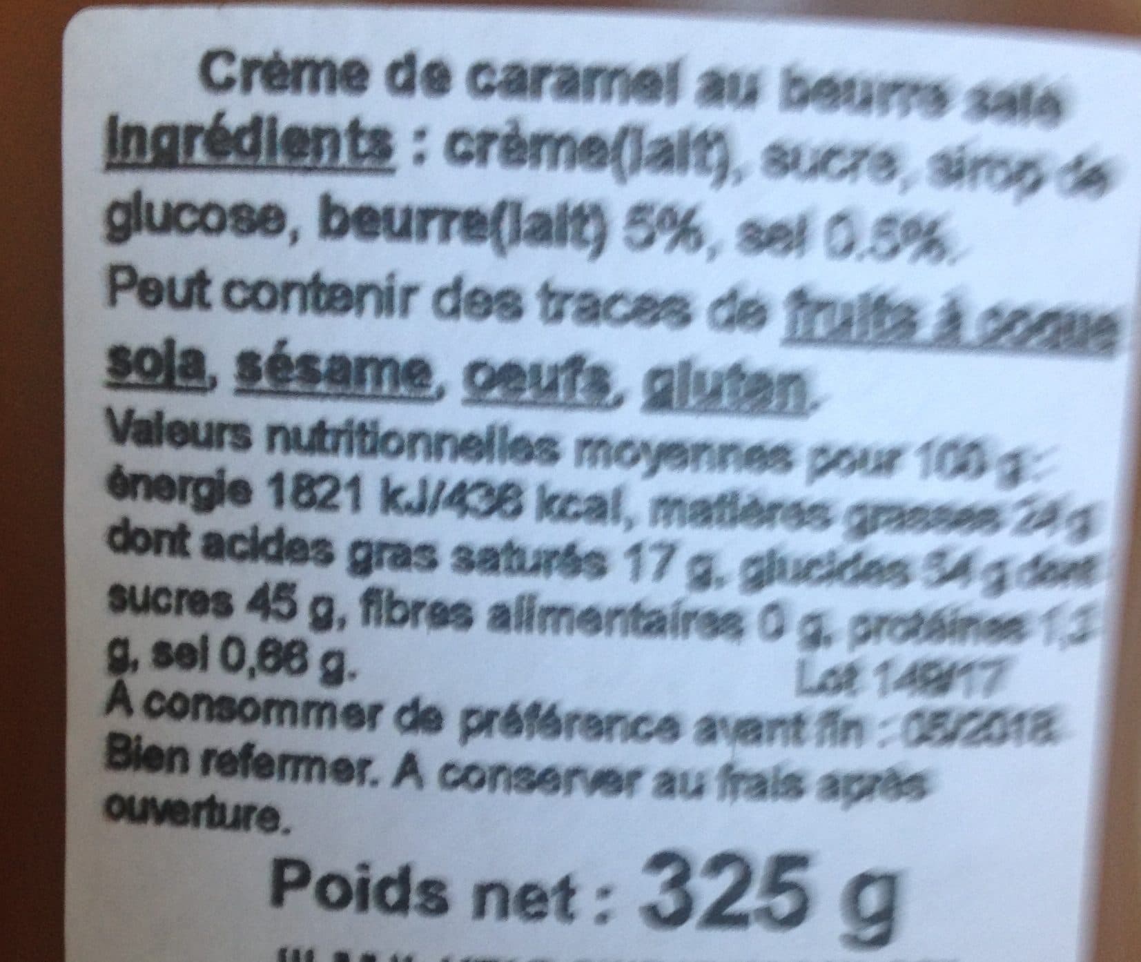 Crêperie Colas Crème de Caramel au beurre salé packshot