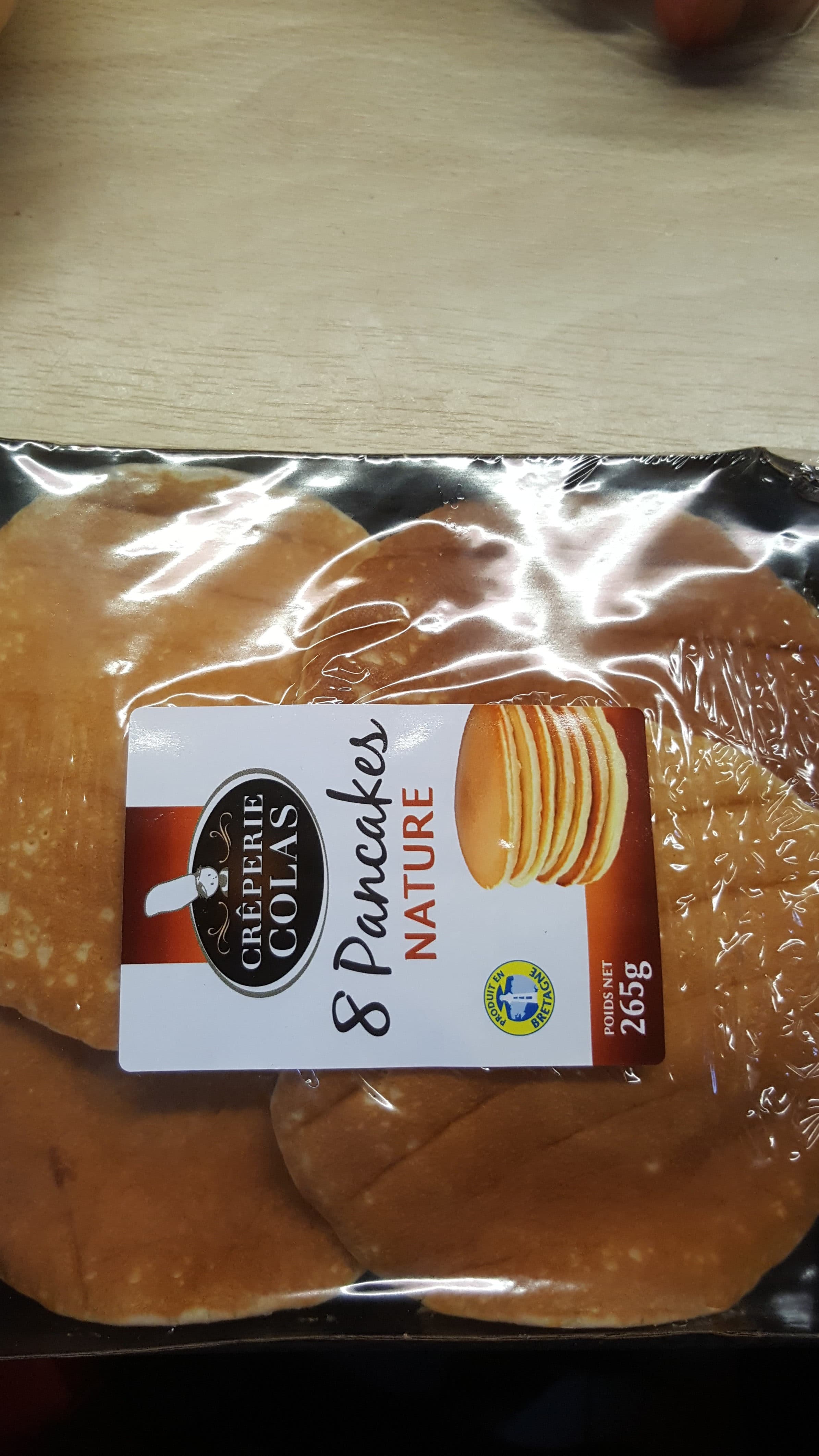 Crêperie Colas pancakes nature packshot