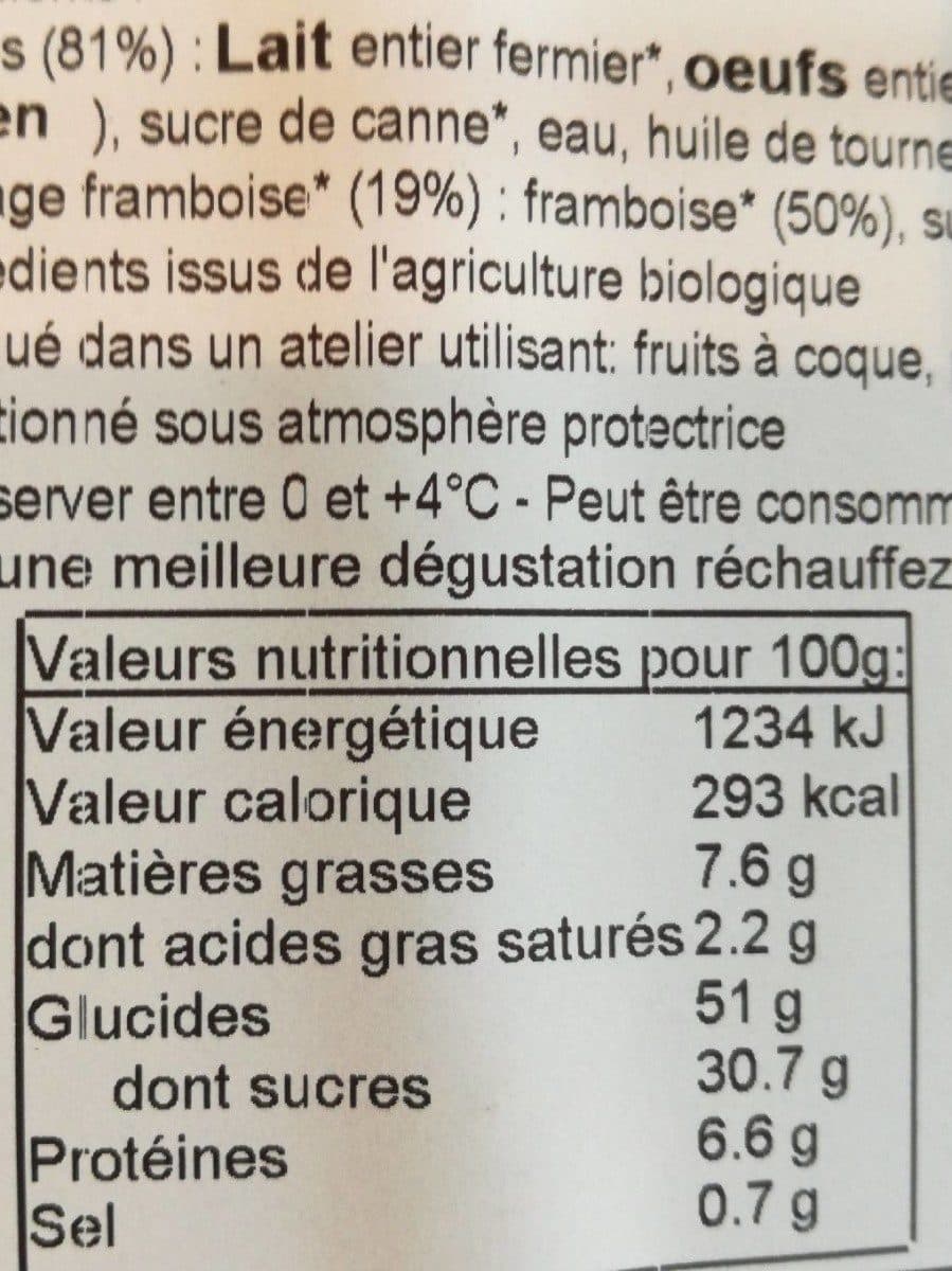 Crêperie Colas Crêpes bio framboises packshot