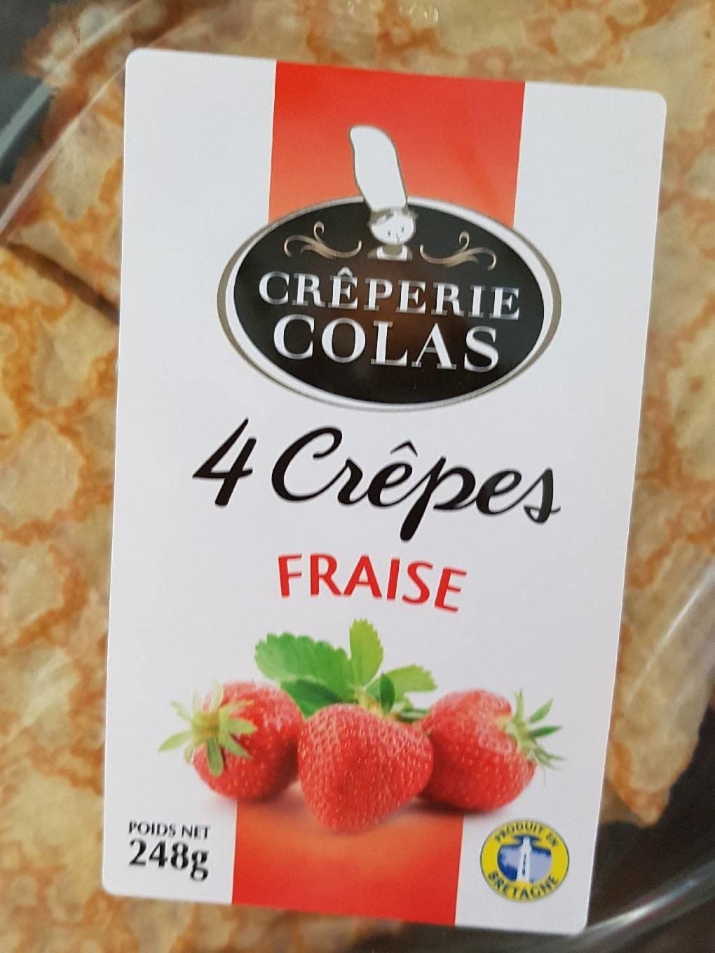 Crepiére COLAS Crêpe fraise packshot