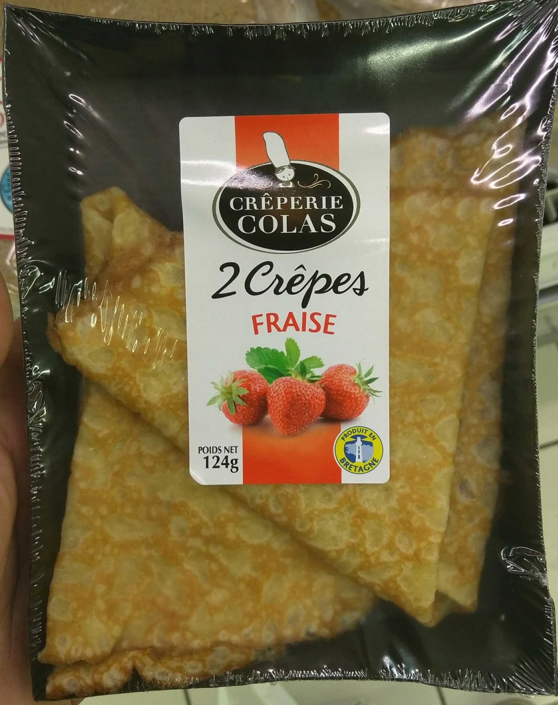 Crêperie Colas Crêpes Fraise packshot