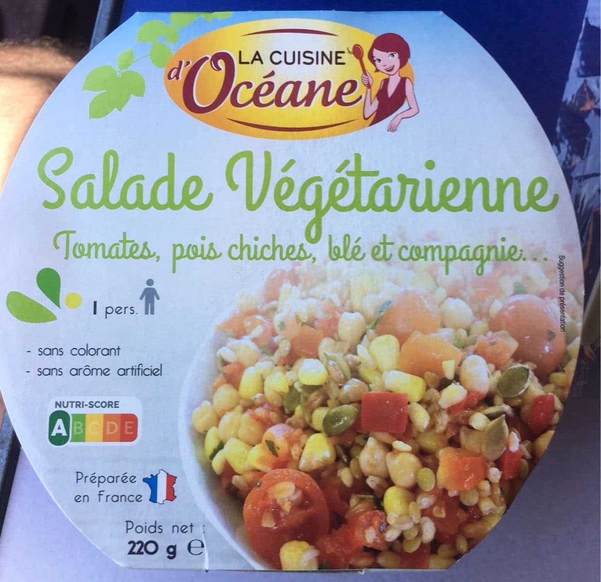 La Cuisine D’océane Salade végétarienne packshot