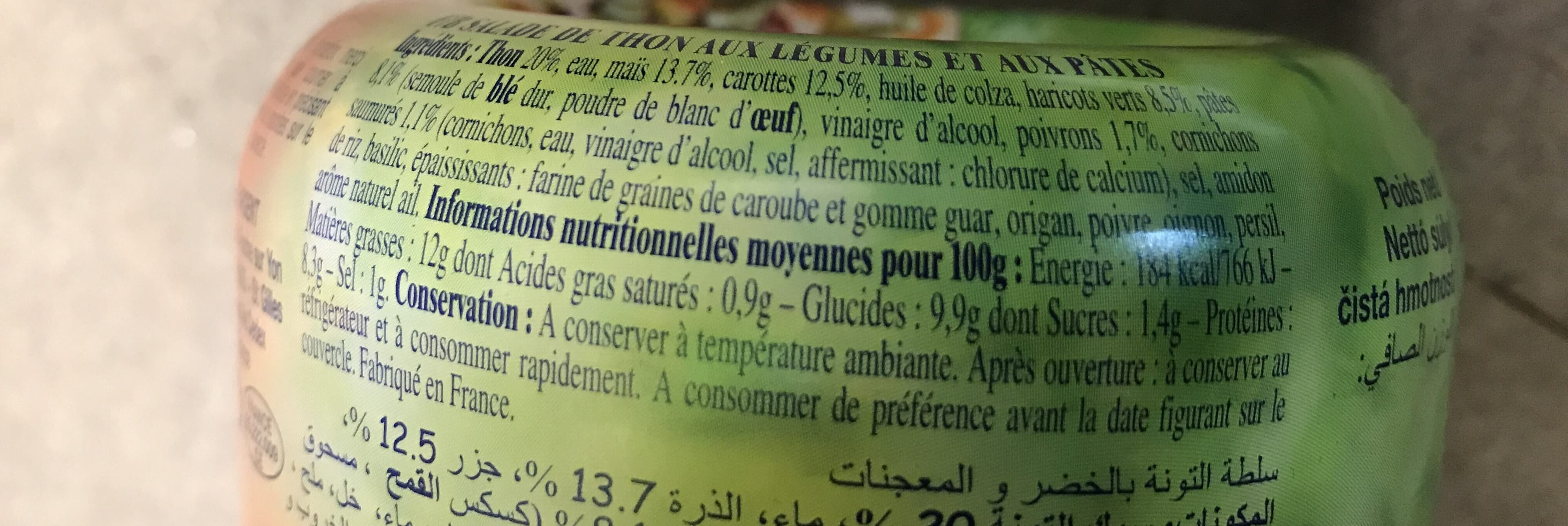 La Cuisine D’oceane Salade italienne au thon packshot