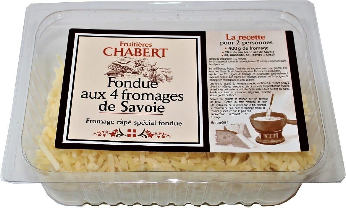 Chabert Fondue aux 4 fromages packshot