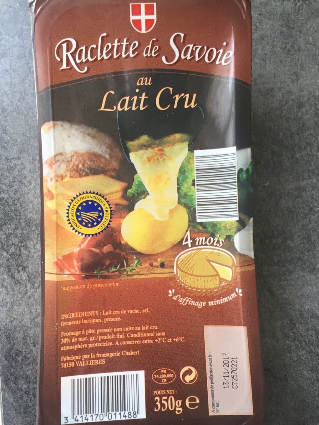 Raclette De Savoie Raclette de savoie au lait cru packshot