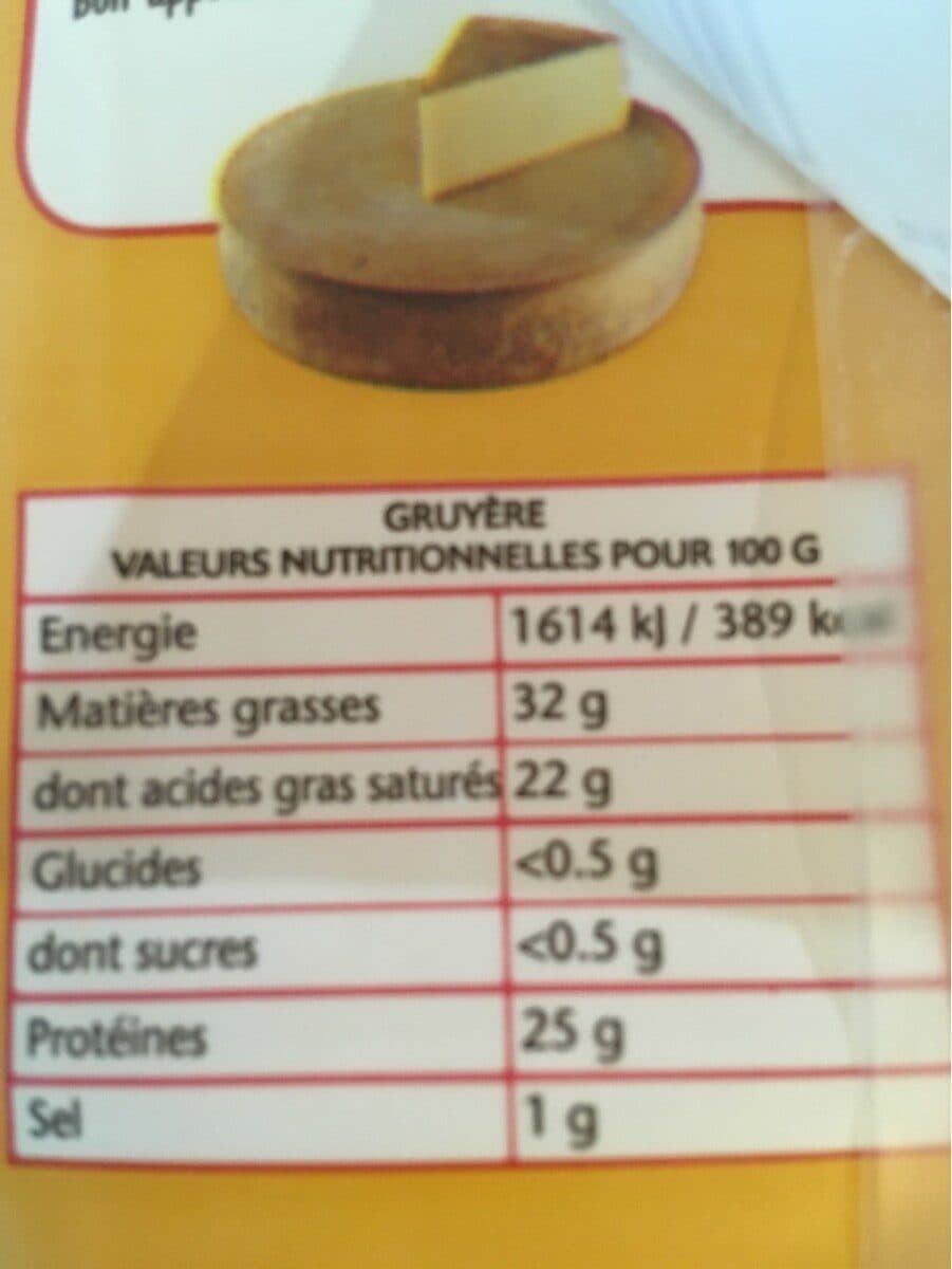 Fruitieres chabert Gruyere AOC 35%MG FRUITIERE CHABERT packshot
