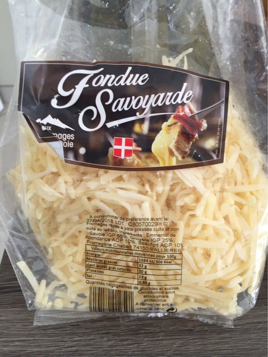 Chabert Fondue savoyarde packshot