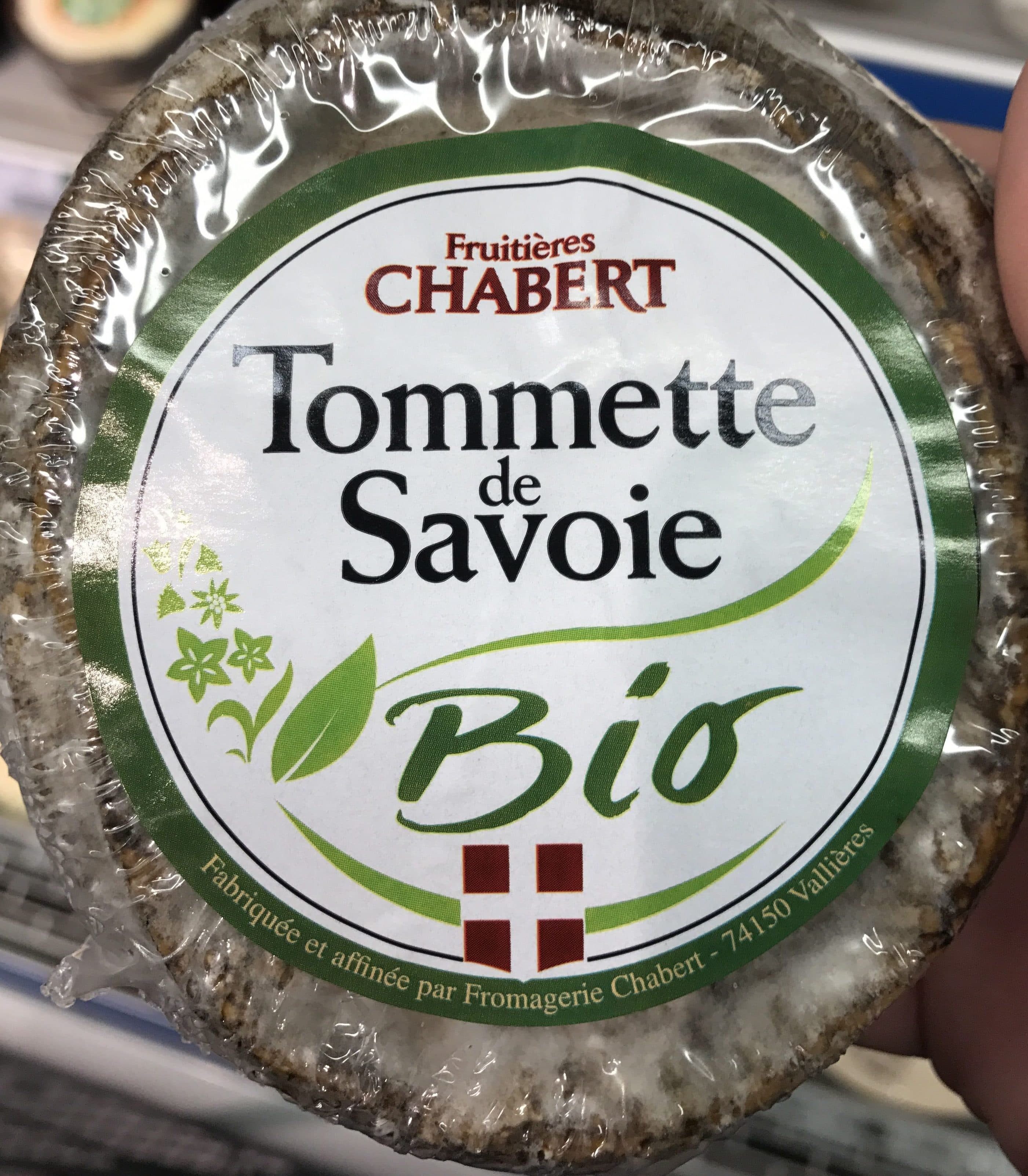 Fromagerie Chabert Tommette de Savoie Bio packshot