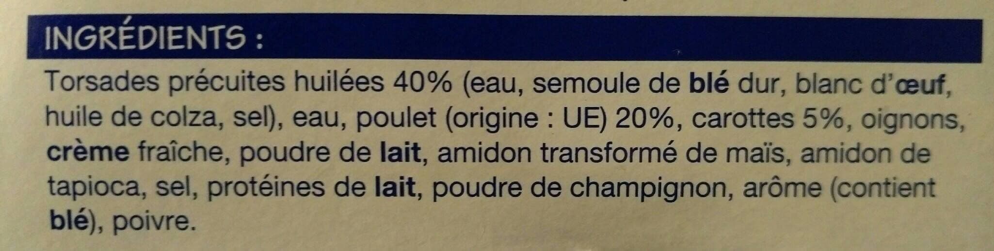Vif Argent Emincé de poulet sauce champignons et pâtes packshot