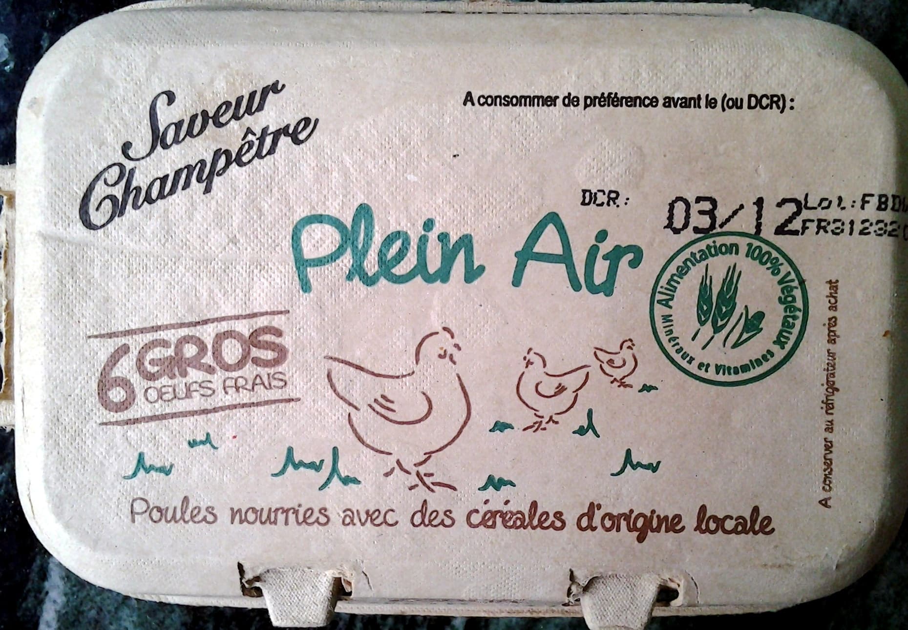 Oeuf De Nos Villages - ODNV Oeufs Plein Air Saveur Champêtre packshot