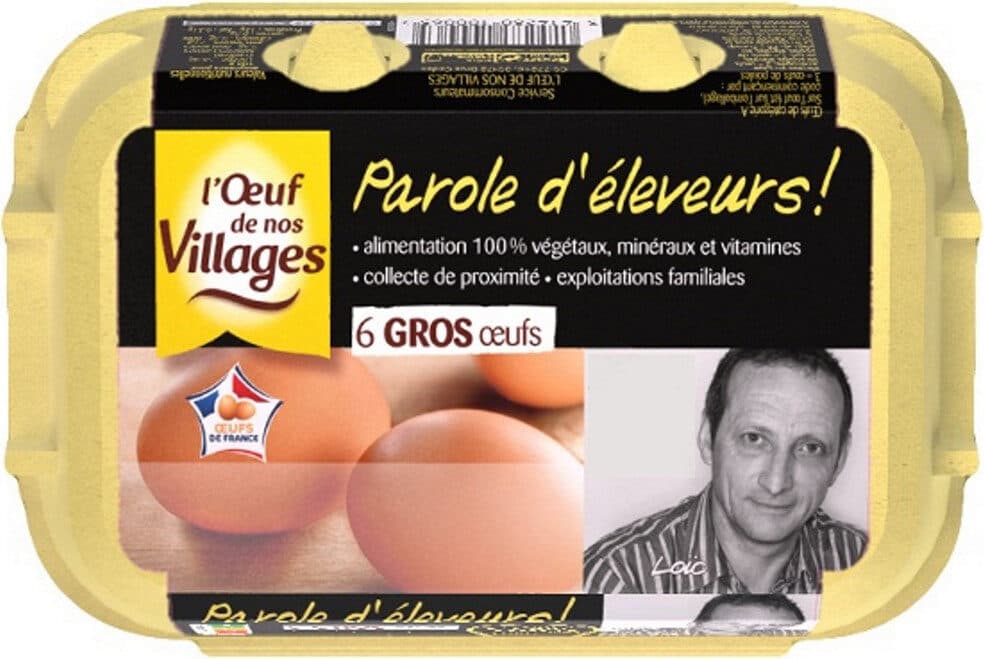 L'Œuf de nos Villages 6 Gros Œufs 03F packshot