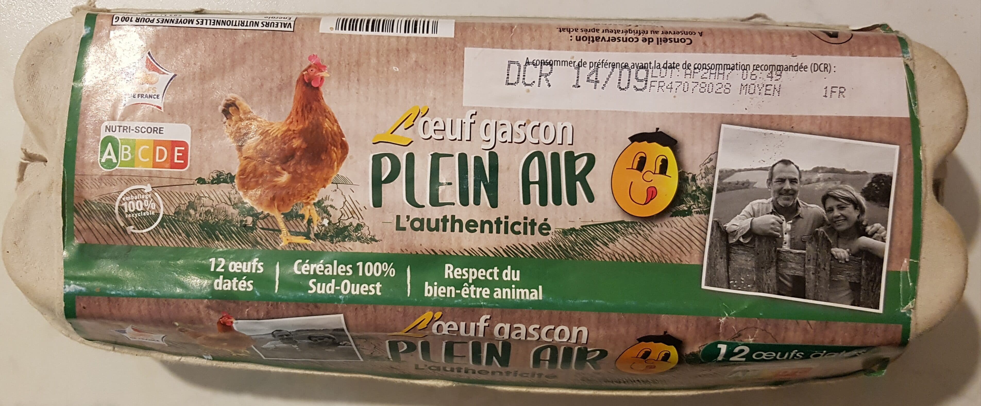 L'oeuf de nos villages Œufs datés Plein air packshot