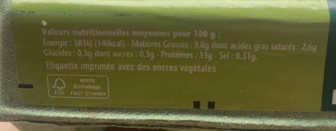 L'oeuf De Nos Villages Nos Œufs Plein Air packshot