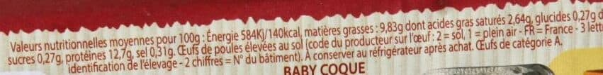 Baby Coque 6 gros œufs de Savoie packshot