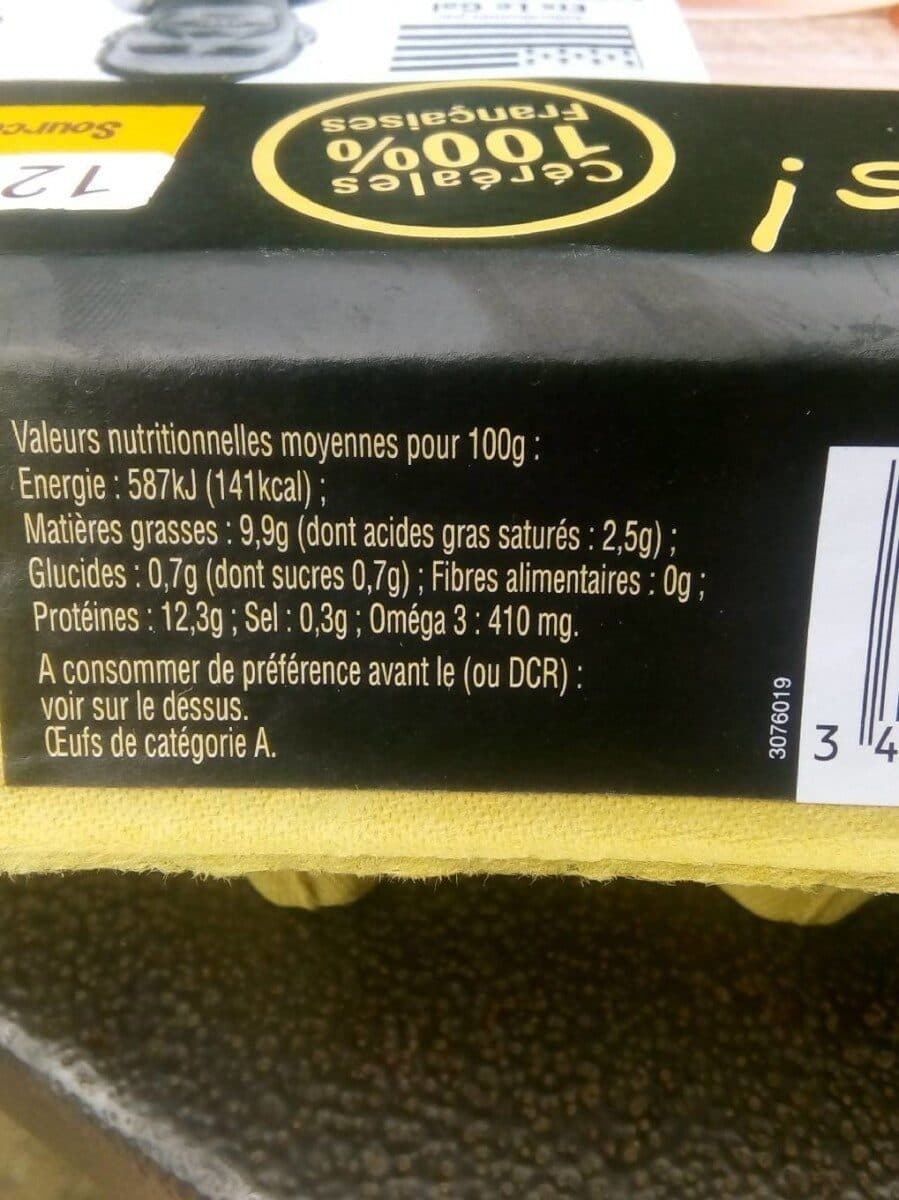 L'oeuf de nos villages œufs frais packshot