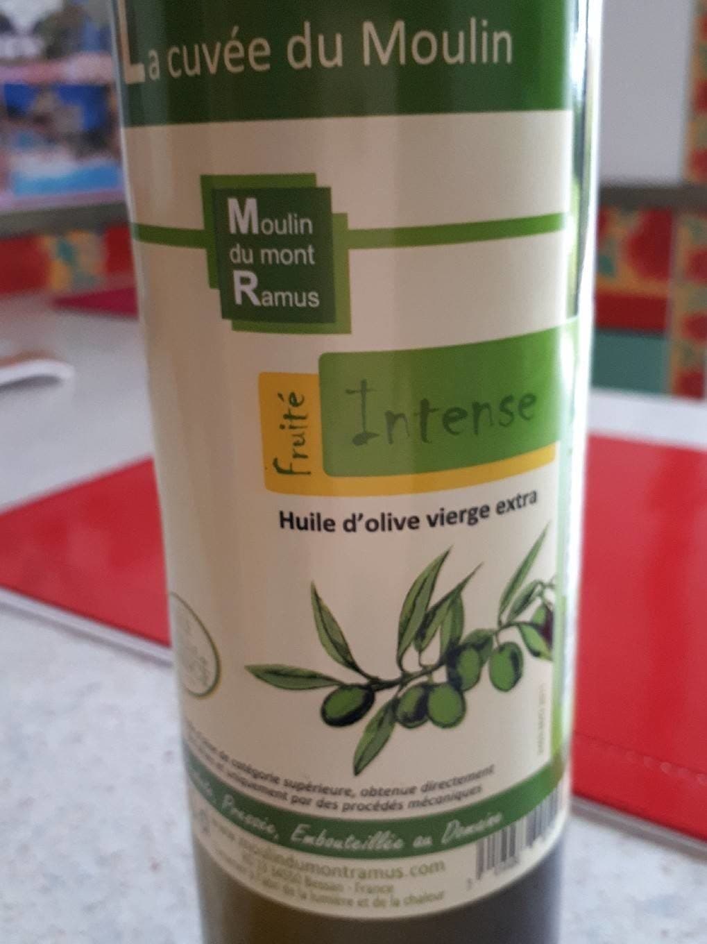 Moulin Mont Ramus Huile d'olive packshot