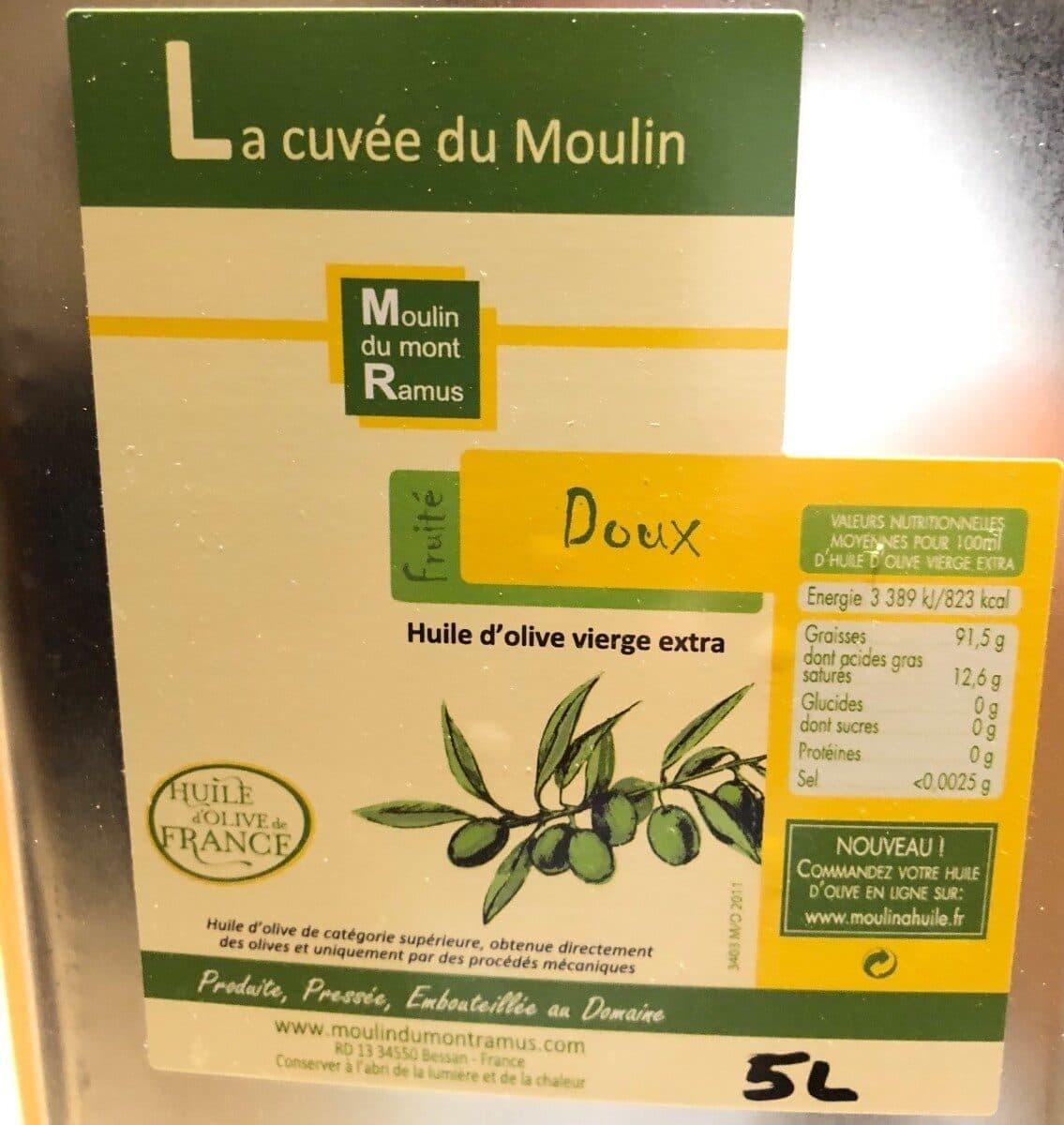 Open Food Facts La Cuvée du Moulin packshot
