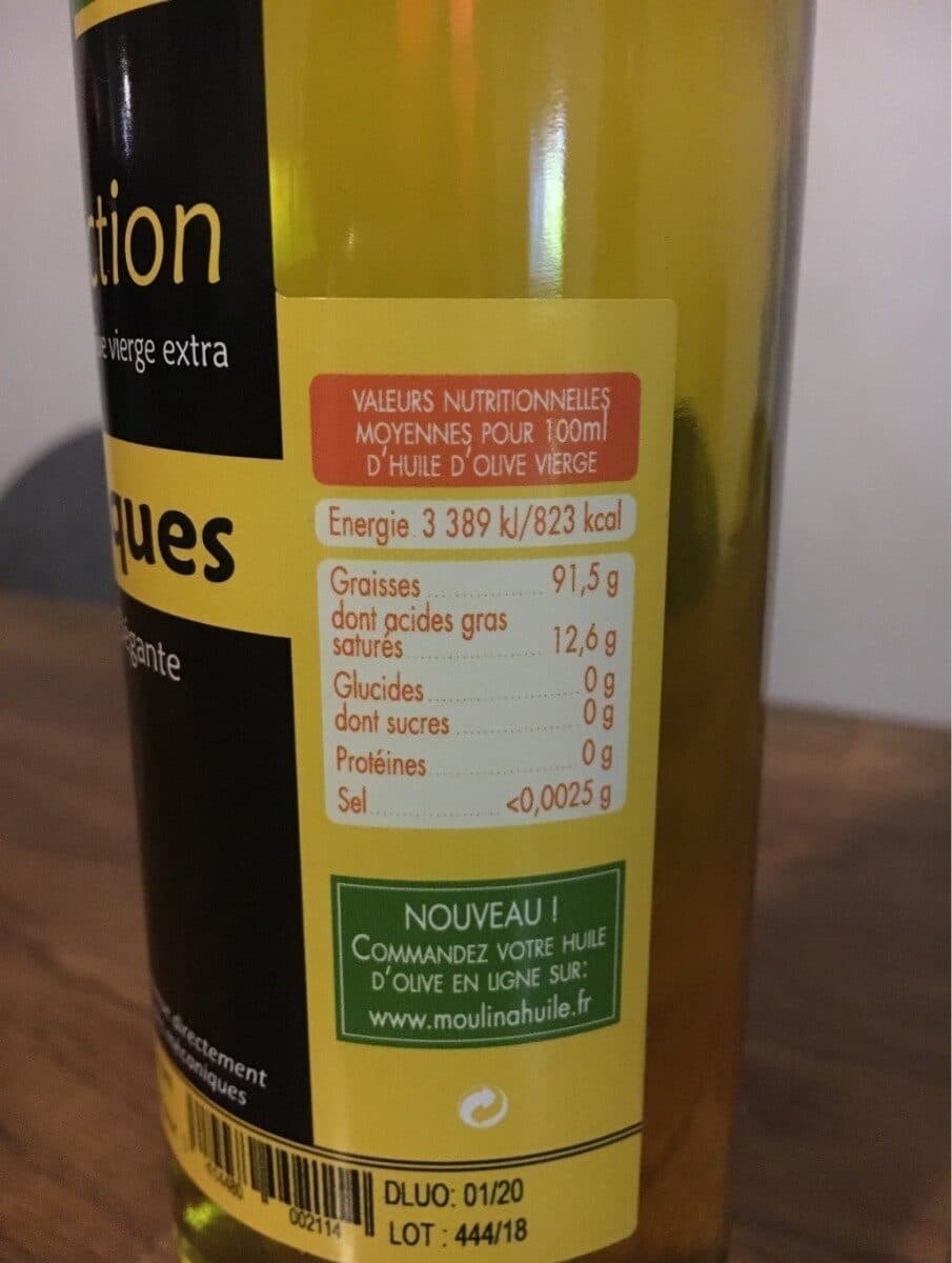 Open Food Facts huile d'olive vierge extra packshot