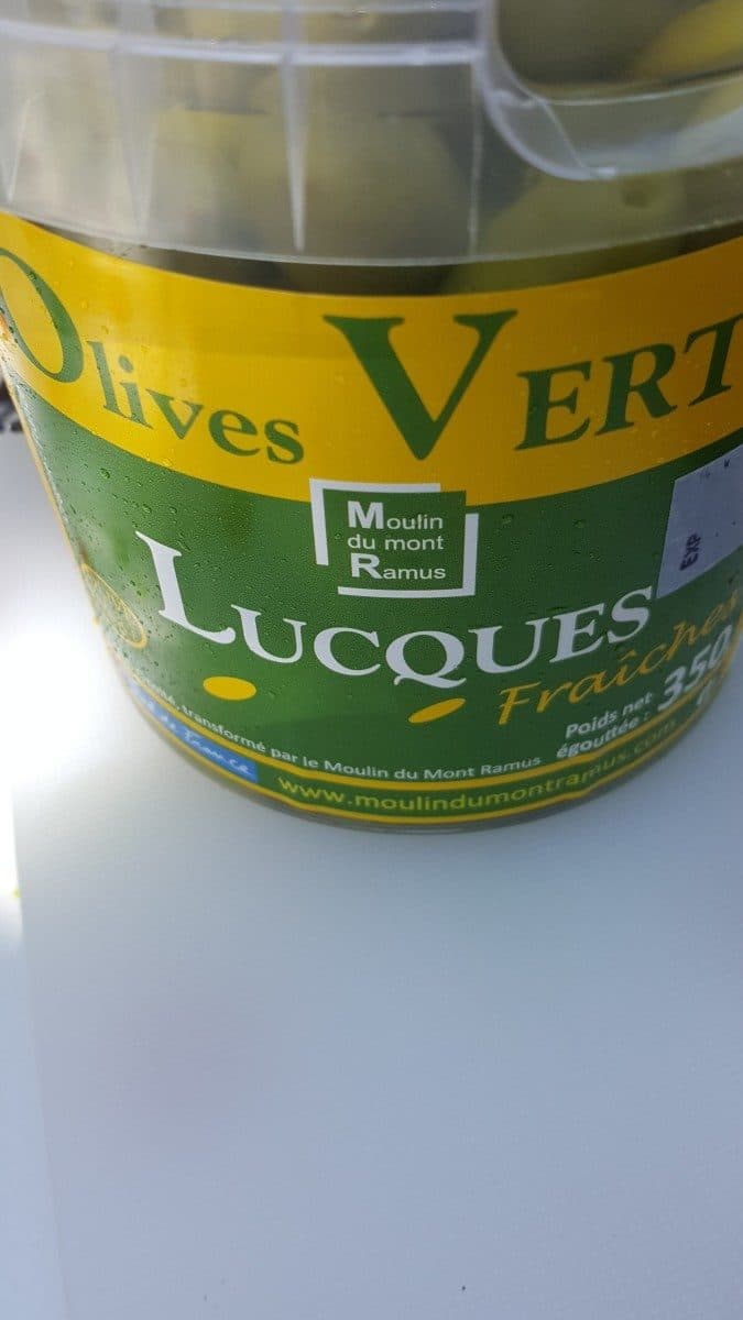 Open Food Facts Olives vertes lucsques packshot