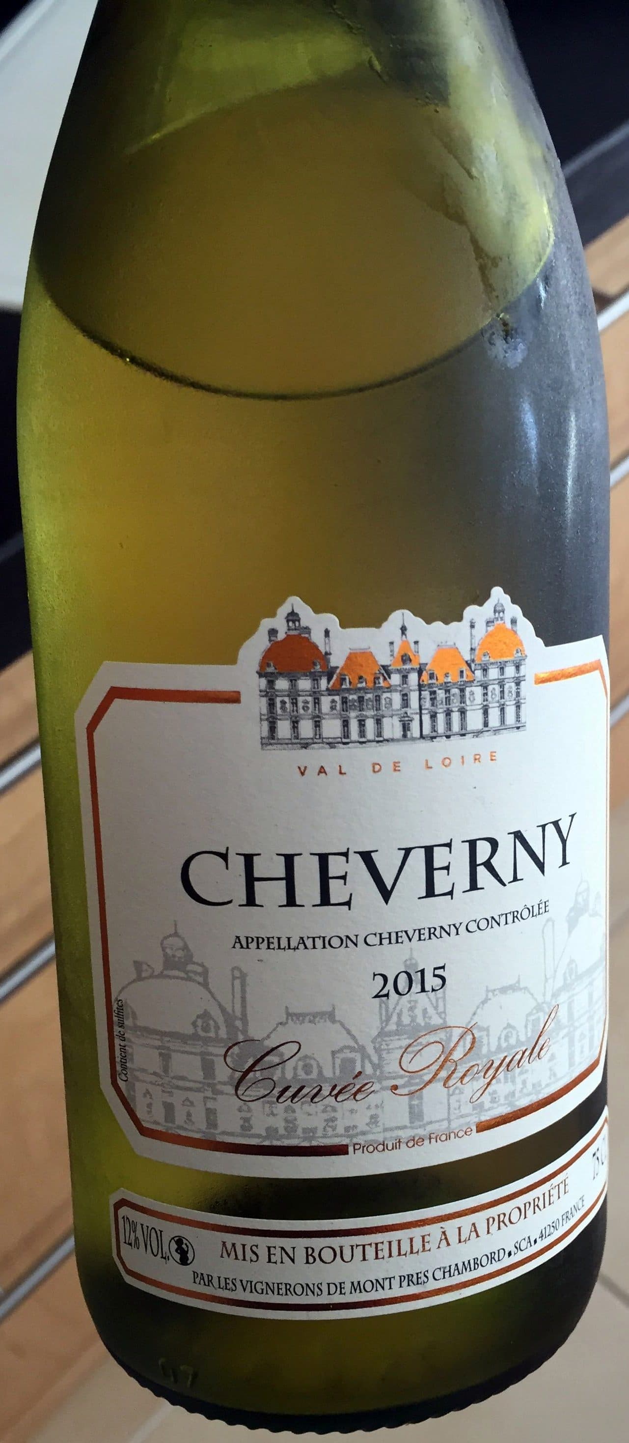 Les Vignerons de Mont Près Chambord Cheverny Cuvée Royale 2015 packshot