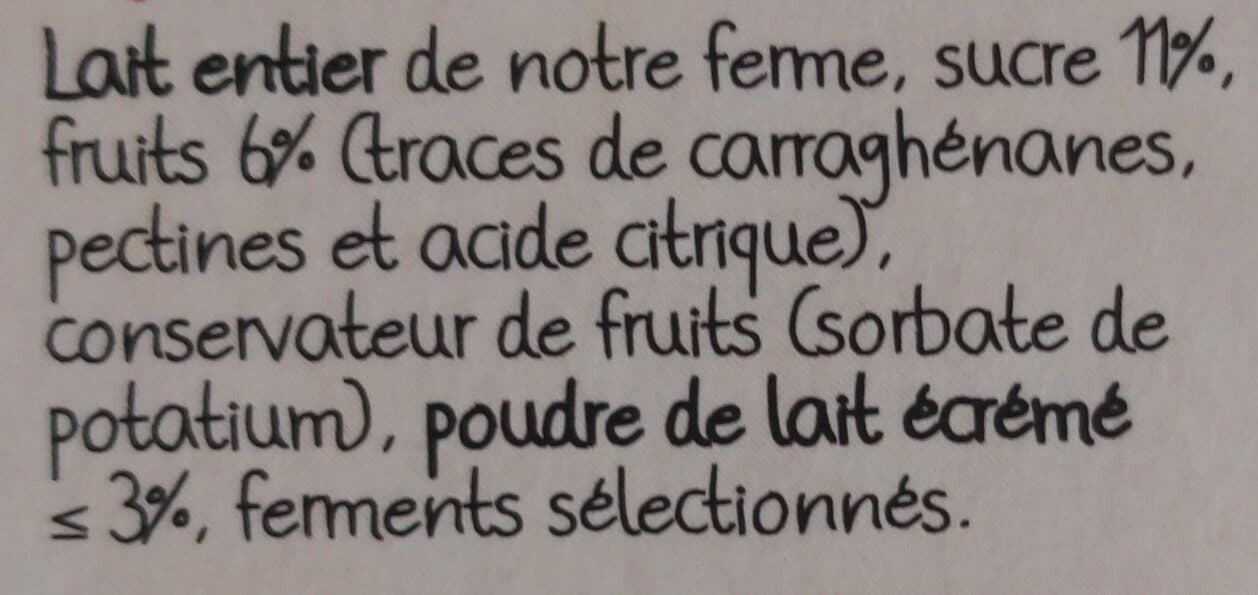 La Baziniere Yaourts aux fruits La Baziniere packshot
