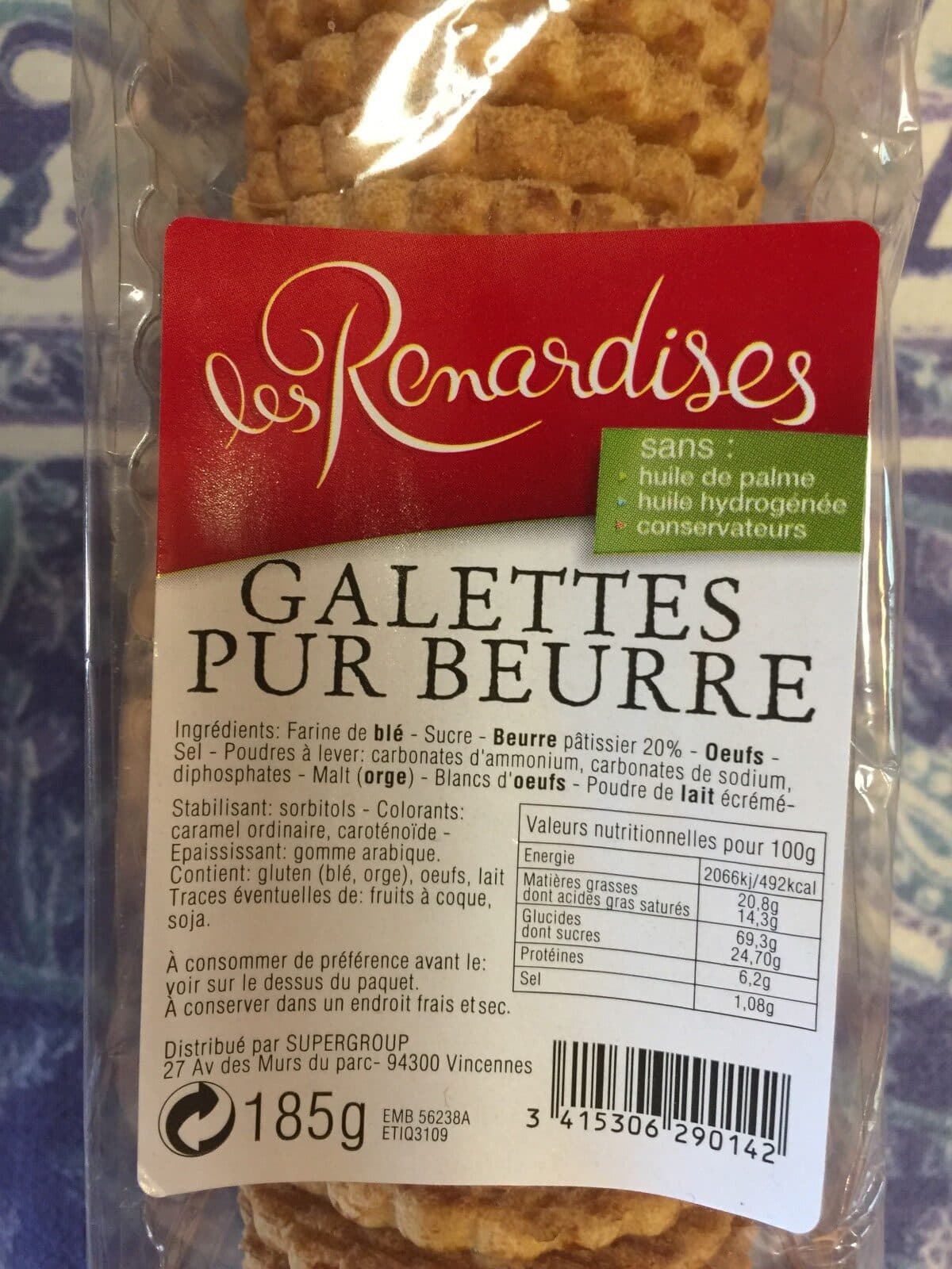 Les Renardises Galettes pur beurre packshot