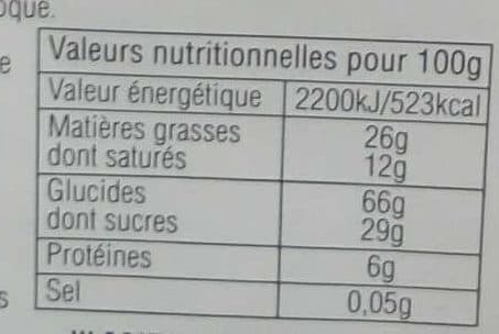 Les Renardises Caranoisettes packshot