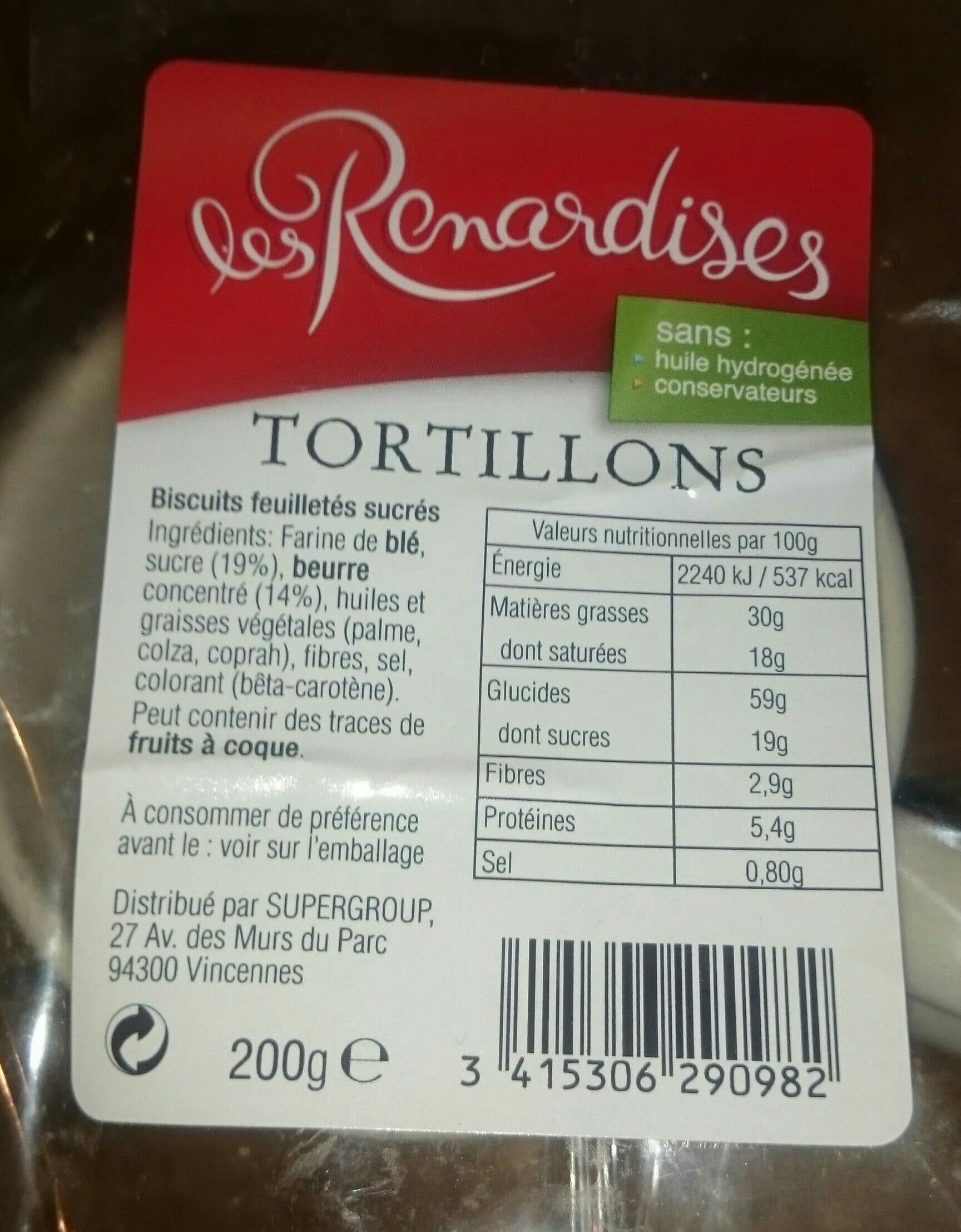Les Renardises Tortillons packshot